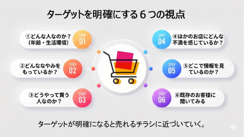 ターゲットを明確にする６つの視点