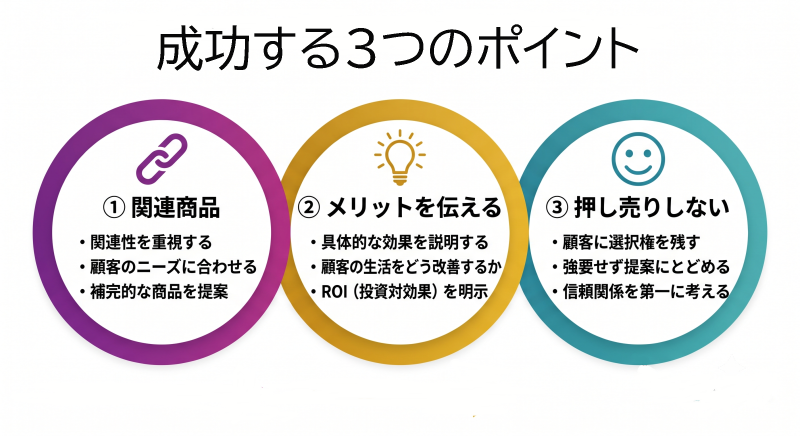 クロスセルが成功する３つのポイント